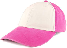 Armycrew Two Tone Pigment Dyed Washed Unstructured Baseball Cap