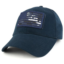 Armycrew USA Navy Flag Tactical Patch Cotton Adjustable Baseball Cap