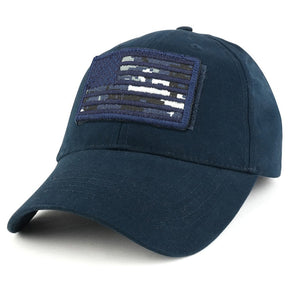 Armycrew USA Navy Flag Tactical Patch Cotton Adjustable Baseball Cap