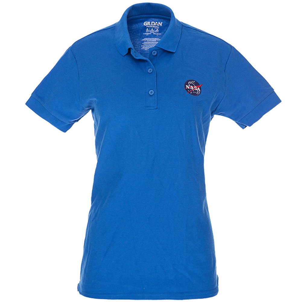 Gildan Ladies NASA Insignia Embroidered 100% Cotton Polo Shirt - S to 3XL