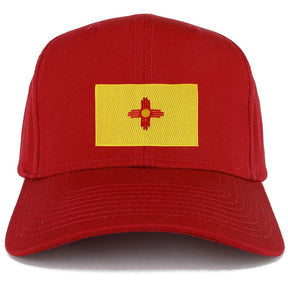 Armycrew New Mexico State Flag Embroidered Patch Adjustable Baseball Cap