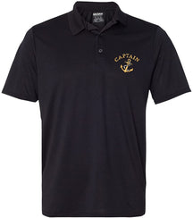 Men's Captain Ships Anchor Embroidered Premium 100% Cotton Shirt