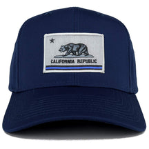 Armycrew California Thin Blue Line Flag Patch Structured Baseball Cap