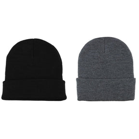MC Winter Knit Long Cuff Beanie - 2 Pack Deal