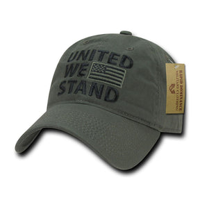 Polo Style UNITED WE STAND Embroidered USA Cap