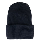 Made in USA, Acrylic Winter Watch Cap Long Cuff Folded Beanie
