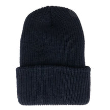 Made in USA, Acrylic Winter Watch Cap Long Cuff Folded Beanie