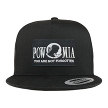Armycrew 5 Panel POW MIA Not Forgotten Patch Flatbill Mesh Cap