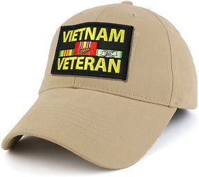 Armycrew Vietnam Veteran Tactical Patch Cotton Adjustable Baseball Cap