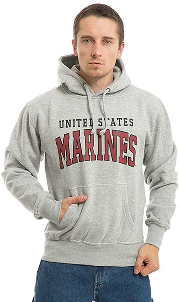 U.S. Military Fleece Pullover Hoodie - Marines