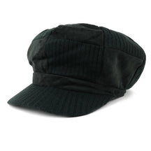 Armycrew Knit Suede Checker Pattern Newsboy Cap