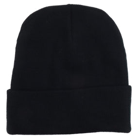 Made in USA Winter Knit Cuff Folded Long Stretchy Beanie
