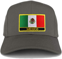Armycrew Mexico Flag Oversized XXL Structured High Profile Baseball Cap