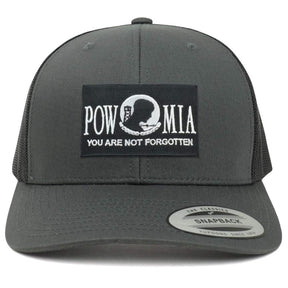 Armycrew POW MIA Not Forgotten Patch Mesh Trucker Cap