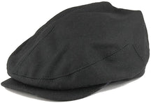 Plain Wool Blend Fitted Duck Bill Winter Ivy Cap