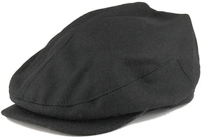 Plain Wool Blend Fitted Duck Bill Winter Ivy Cap