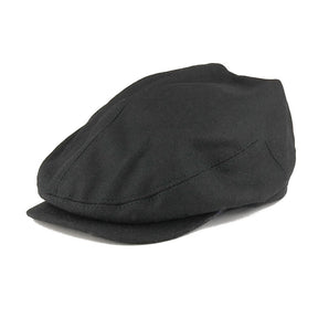 Plain Wool Blend Fitted Duck Bill Winter Ivy Cap