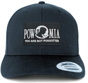 Armycrew POW MIA Not Forgotten Patch Mesh Trucker Cap