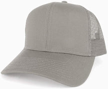 Armycrew Adjustable Solid Color Plain Cotton Polyester Blank Mesh Trucker Baseball Cap