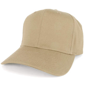 Armycrew Adjustable Solid Color Plain Cotton Polyester Blank Snapback Baseball Style Cap