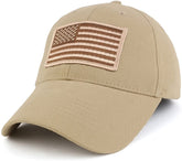 Armycrew USA American Flag Embroidered Desert Tactical Patch with Adjustable Operator Cap