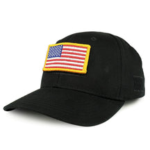 Armycrew USA Yellow Flag Tactical Patch Structured Operator Baseball Cap