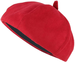 Stylish Solid Color Faux Suede French Style Beret Hat