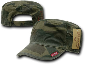Rapid Dominance Military BDU Style Vintage Washed Cotton Cap with Zipper