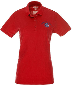 Ladies I Need My Space NASA Meatball Embroidered Poly Jersey Polo Shirt