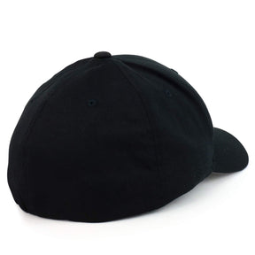 Armycrew USA American Flag Embroidered Flexfit Cap Fits Up to XXL - Black - L-XL