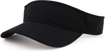 Armycrew Brushed Cotton Sports Sun Visor Hat