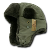 Winter Aviator Army Trooper Hat - Olive
