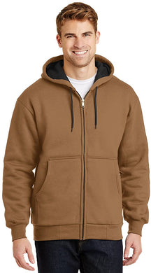 Armycrew Men's Heavyweight Full Zip Hoodie with Thermal Lining
