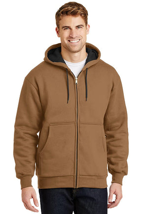 Armycrew Men's Heavyweight Full Zip Hoodie with Thermal Lining
