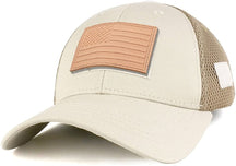 Armycrew US American Flag Coyote 3D Rubber Tactical Patch Low Crown Adjustable Mesh Cap - ACU
