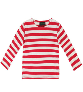 Armycrew Kids Red White Stripe Cotton Shirt