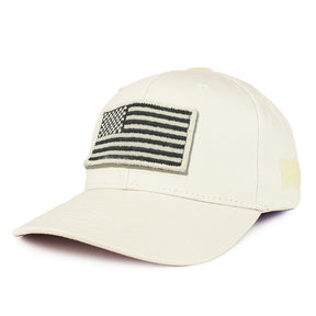 Armycrew USA Stone Flag Tactical Patch Structured Baseball Cap