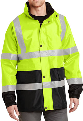 Armycrew High Visibility ANSI 107 Class 3 Safety Waterproof Parka Jacket