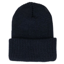 Made in USA, Heavy Weight GI Watch Cap Winter Wool Cuff Folded Beanie Hat
