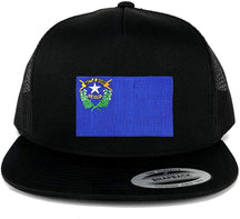 Armycrew New Nevada State Flag Patch 5 Panel Flatbill Snapback Mesh Cap