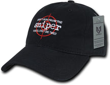 Rapid Dominance Don't Run from The Sniper Target Embroidered Adjustable Cotton Baseball Cap