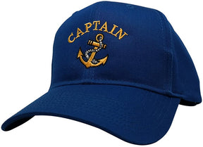 Armycrew Captain Anchor Logo Embroidered Plain Baseball Cap