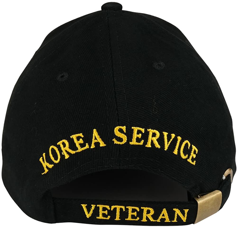 Armycrew Korea War Veteran Ribbon Embroidered Structured Military Baseball Cap