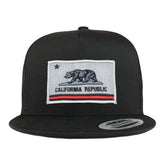 Armycrew 5 Panel California Thin Red Line Flag Patch Flatbill Mesh Cap