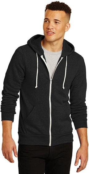 Men's Warm Lightweight Eco-Fleece Zip Up Hoodie