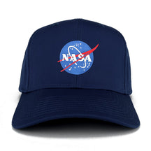 Armycrew NASA Small Insignia Space Logo Embroidered Patch Adjustable Baseball Cap