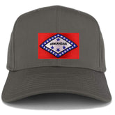 Armycrew XXL Oversize New Arkansas State Flag Patch Adjustable Baseball Cap
