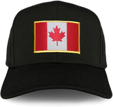 Armycrew XXL Oversize Canada Flag Iron On Patch Solid Baseball Cap