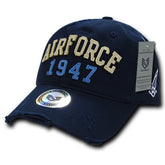 Armycrew Military Vintage Destroyed Washed Cotton Unstructured Baseball Cap