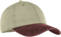 Armycrew Two Tone Low Profile Pigment Dyed Washed Cotton Adjustable Cap